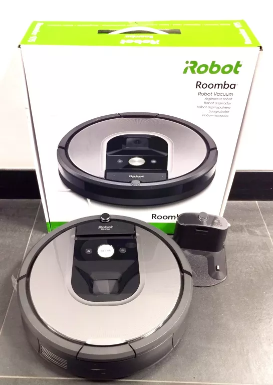 ROBOT SPRZĄTAJĄCY IROBOT ROOMBA 975 SREBRNY/SZARY