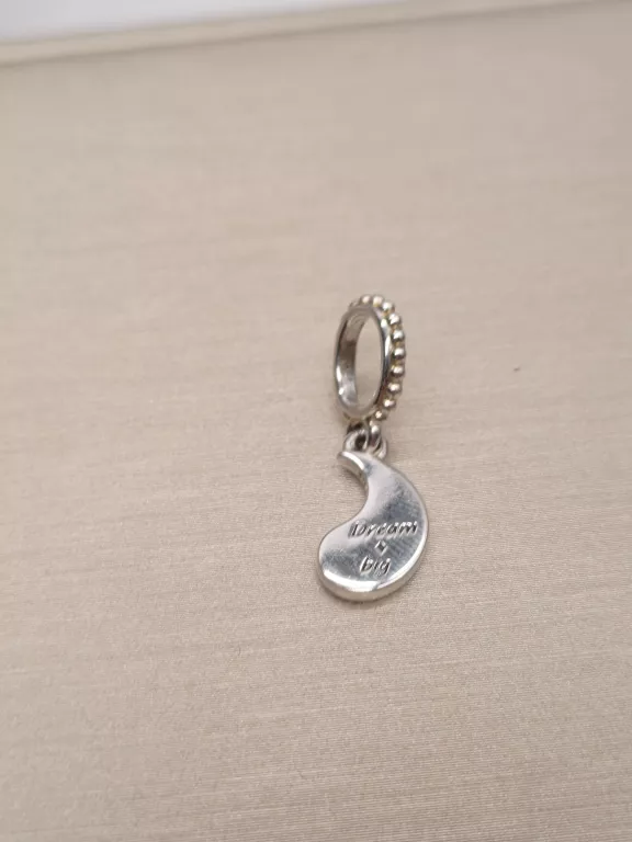 PANDORA DWUTONOWA ROZDZIELANA ZAWIESZKA SŁOŃCE I KSIĘŻYC CHARM / ORYG !