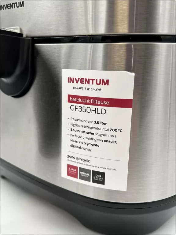 FRYTKOWNICA BEZTŁUSZCZOWA INVENTUM GF350HLD