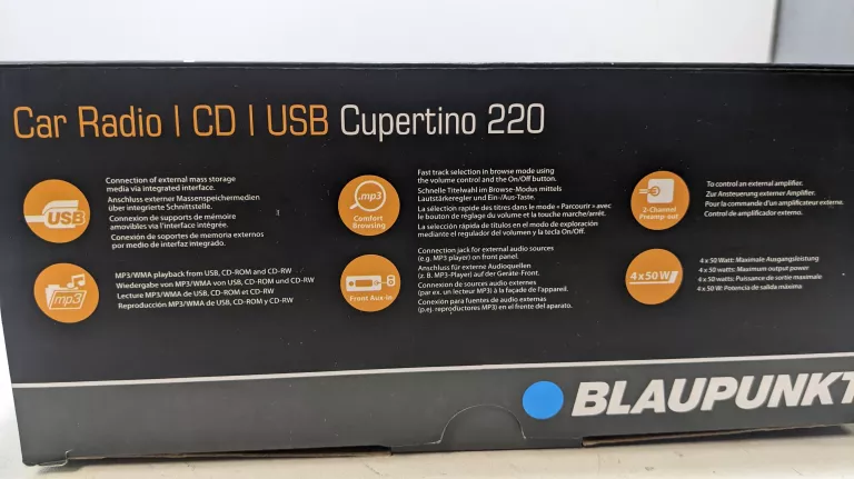 RADIO SAMOCHODOWE BLAUPUNKT CUPERTINO 220 *IGŁA*