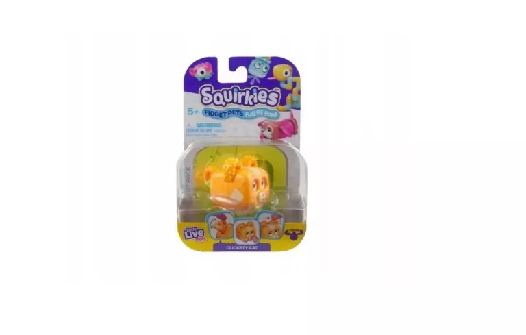 LITTLE LIVE PETS SQUIRKIES CLICKETY CAT FIGURKA KOT
