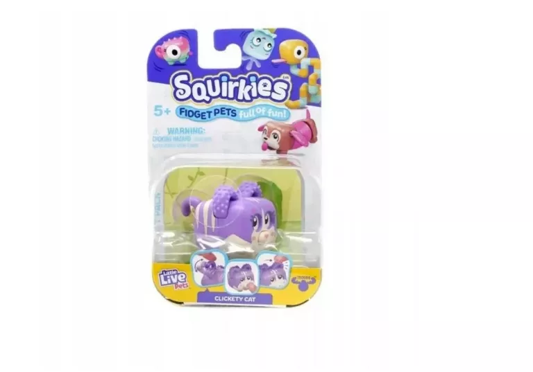 LITTLE LIVE PETS SQUIRKIES CLICKETY CAT FIGURKA KOT
