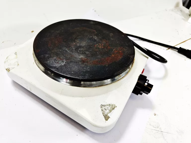 KUCHENKA ELEKTRYCZNA JEDNOPŁYTOWA LAFE KEW-001 TERMOSTAT 1500 W BIAŁA