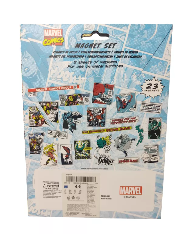 MAGNESY NA LODÓWKĘ MARVEL MS65080 20 SZTUK
