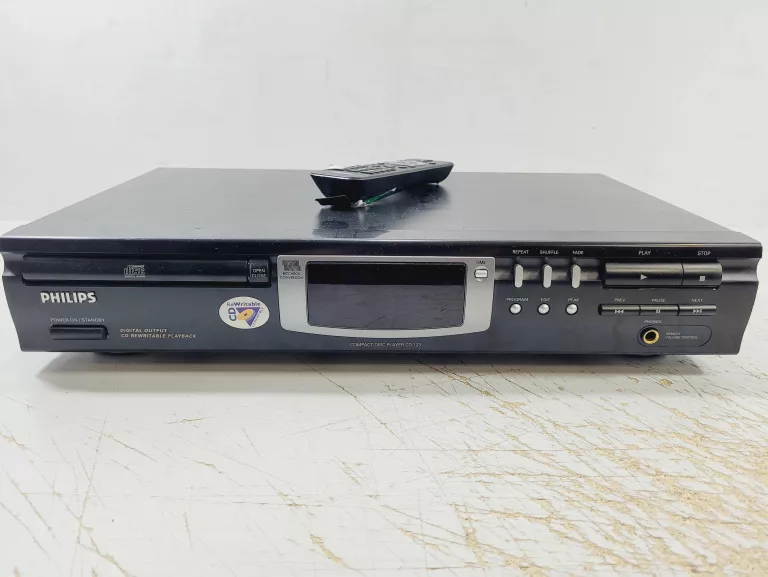 ODTWARZACZ CD PHILIPS CD 723 | KOMPAKTOWY | PILOT | CZARNY