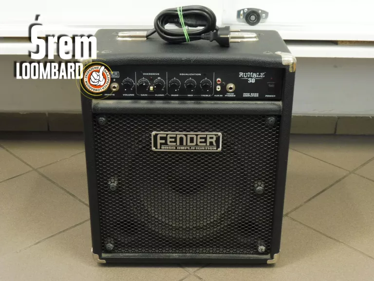 COMBO BASOWE/PIECYK GITAROWY FENDER RUMBLE 30, SOLO, DB STAN!