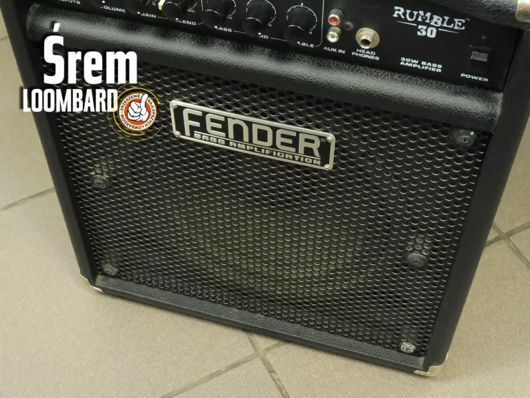 COMBO BASOWE/PIECYK GITAROWY FENDER RUMBLE 30, SOLO, DB STAN!
