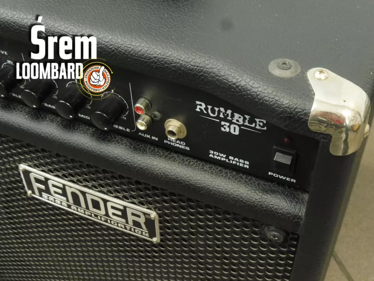 COMBO BASOWE/PIECYK GITAROWY FENDER RUMBLE 30, SOLO, DB STAN!