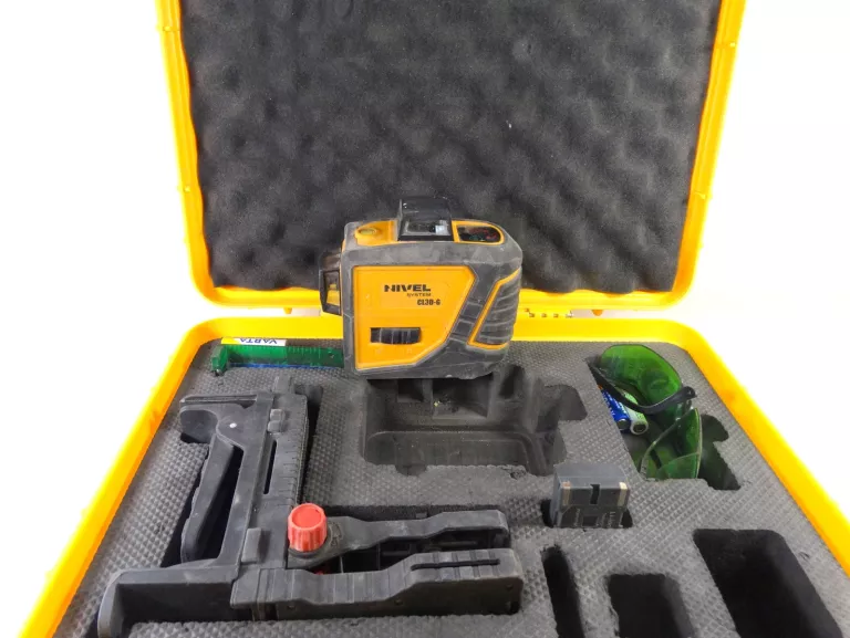 LASER KRZYŻOWY NIVEL SYSTEM CL3D-G 360ST WALIZKA ZOŁTA