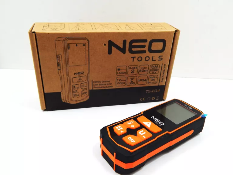 DALMIERZ LASEROWY NEO TOOLS 75/204 / PUDEŁKO