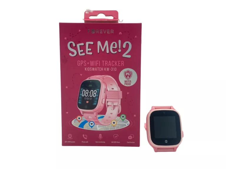 SMARTWATCH FOREVER KIDS SEE ME 2 KW-310 RÓŻOWY