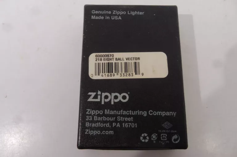 ZAPALNICZKA ZIPPO BENZYNOWA MODEL 8-BALL