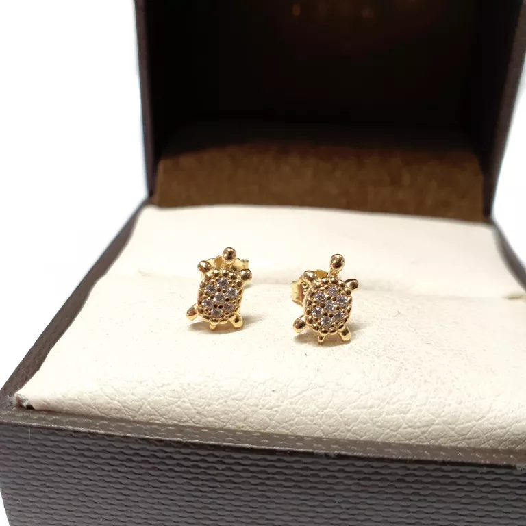 ZŁOTE KOLCZYKI PR 585 1,30G