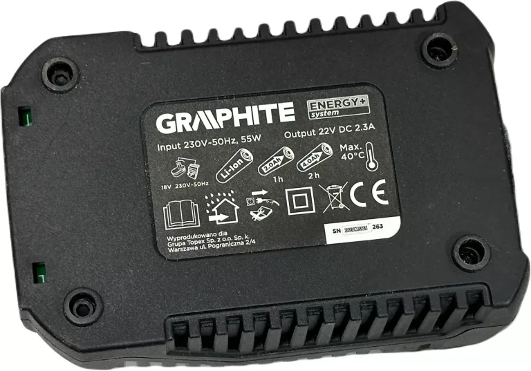 WKRĘTARKA BEZSZCZOTKOWA GRAPHITE ENERGY+ 58G019 KOMPLET