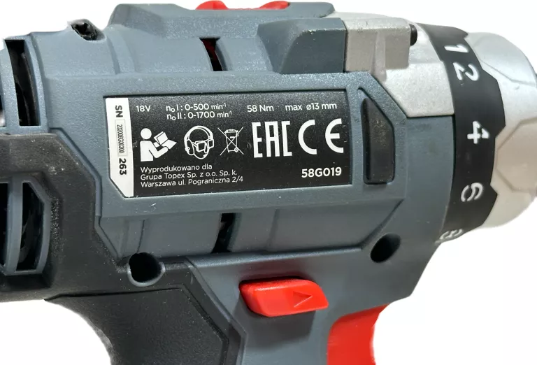 WKRĘTARKA BEZSZCZOTKOWA GRAPHITE ENERGY+ 58G019 KOMPLET