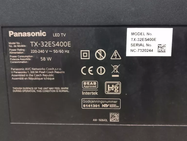 TV PANASONIC 32ES-400