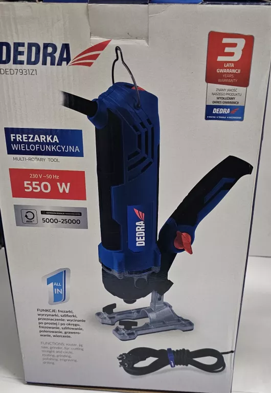 FREZARKA WIELOFUNKCYJNA DEDRA DED7931Z1 KPL