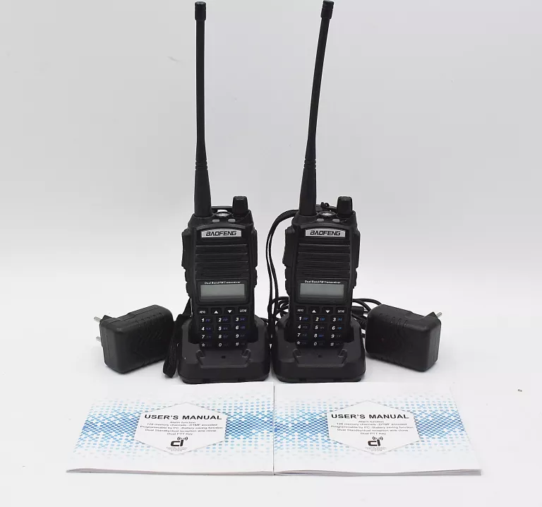 WALKIE TALKIE KRÓTKOFALÓWKA BAOFENG UV-82 8W SKANER 10 KM LED