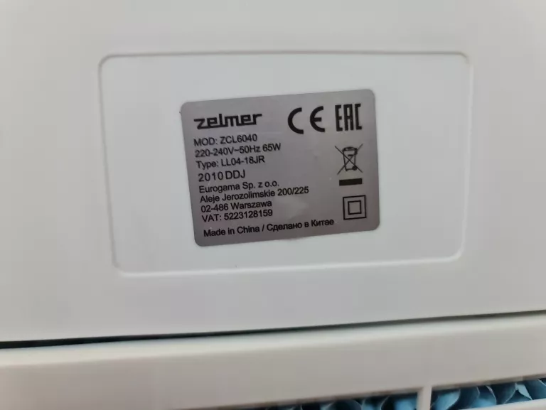 KLIMATOR ZELMER ZCL6040