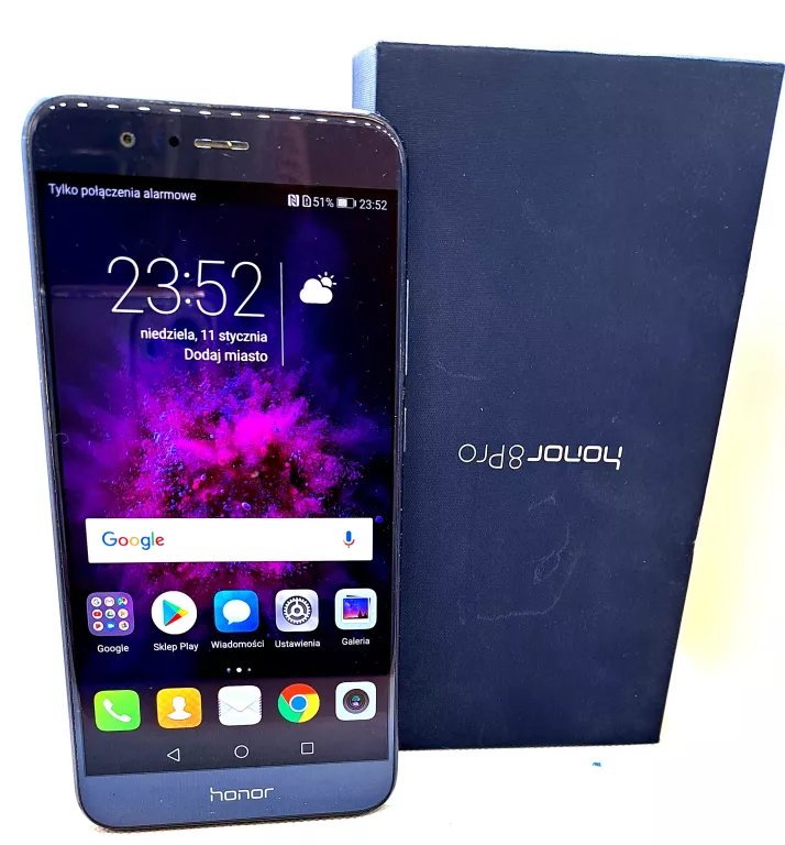 SMARTFON HONOR 8 PRO 6/64 GB KOMPLET NIEBIESKI