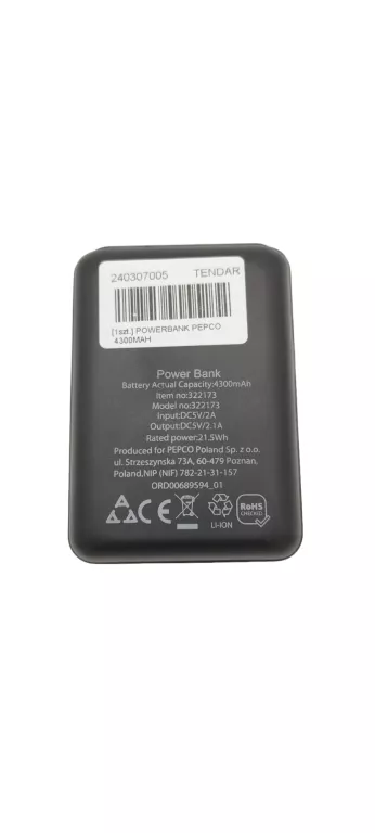 POWERBANK PEPCO 4300MAH