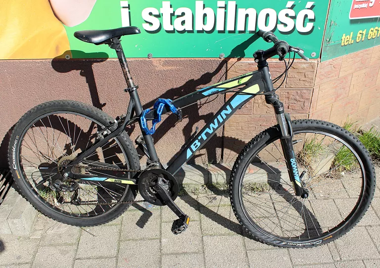 ROWER B'TWIN ROCKRIDER 340 CZARNY KOŁA 26CALI RAMA 17CALI