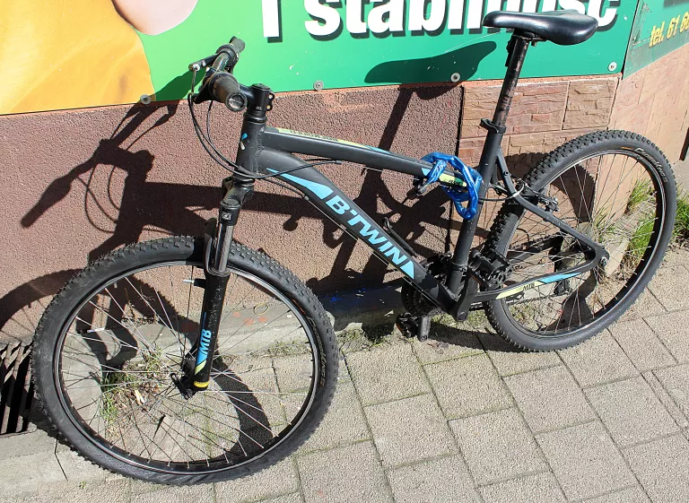 ROWER B'TWIN ROCKRIDER 340 CZARNY KOŁA 26CALI RAMA 17CALI
