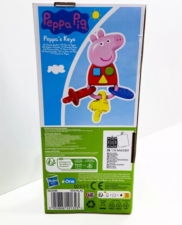 KLUCZE ZABAWKOWE ŚWINKA PEPPA