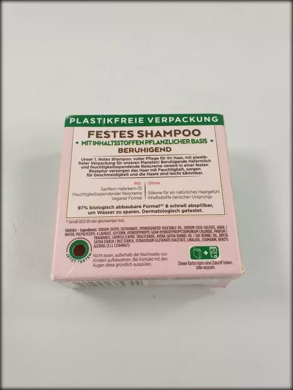 SZAMPON W KOSTCE Z MLEKIEM OWSIANYM 60G
