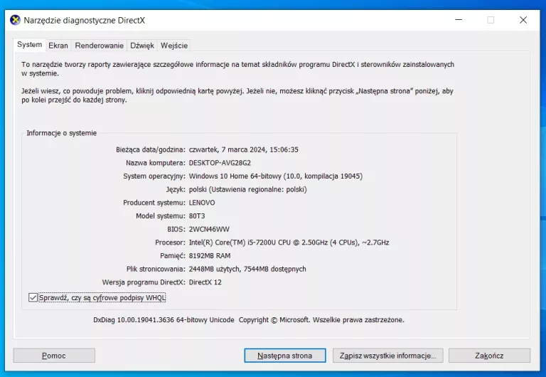 LAPTOP LENOVO IDEAPAD 310-15IKB I5-7200U 8 GB RAM 1TB 15,6"!