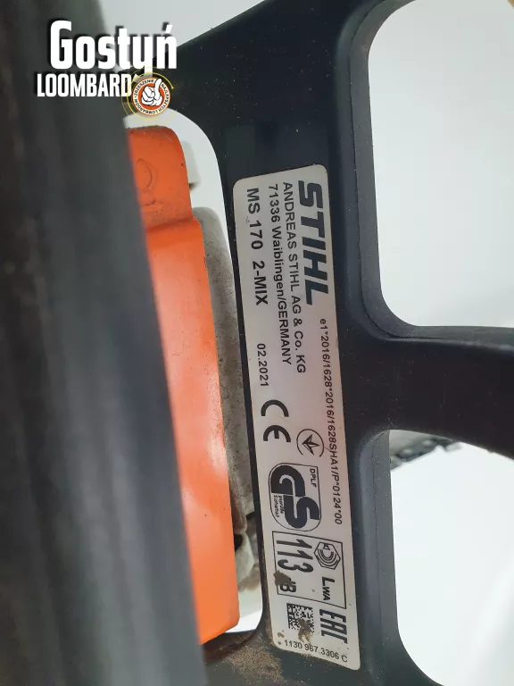 PILARKA SPALINOWA STIHL MS 170 2-MIX 35 CM 1,6 KM