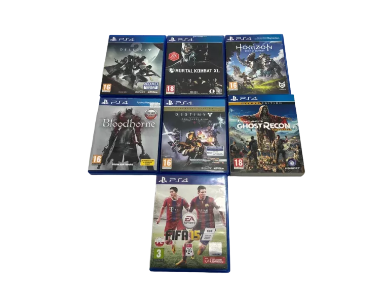 KONSOLA SONY PLAYSTATION 4 500GB DESTINY LIMITED EDITION + 7 GIER + 2PADY