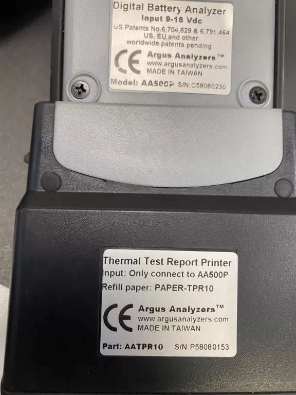 TESTER AKUMULATORÓW ARGUS AA500P
