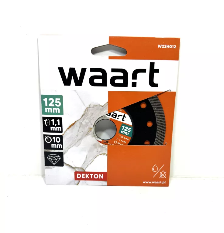 WAART TARCZA DIAMENTOWA DO DEKTONU GRESU KAMIENIA 125MM