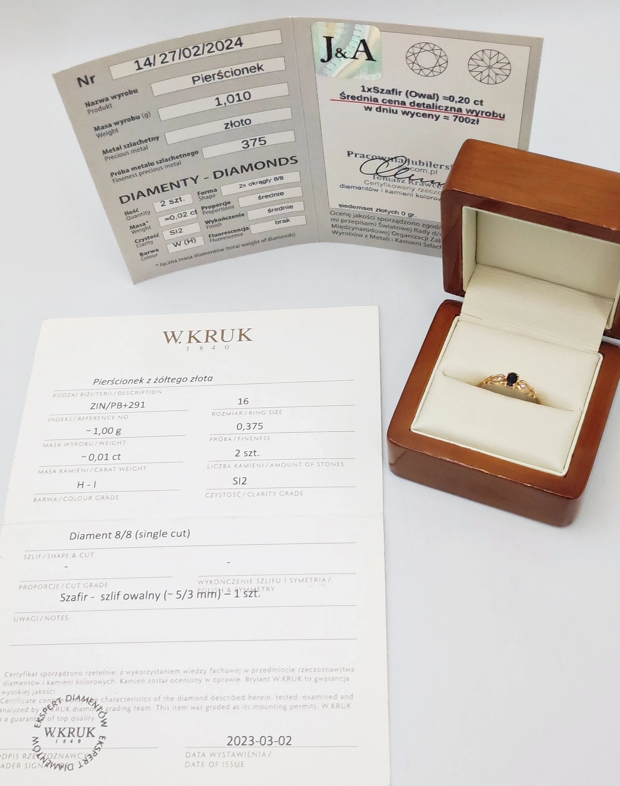 piekny-pierscionek-w-kruk-z-szafirem-i-diamentami-pr375-w-101g-rozm16-stan-uzywany