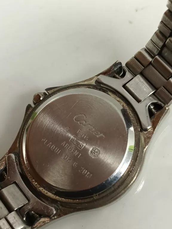 ZEGAREK CARTIER PARIS 925 SREBRNA BRANSOLETA