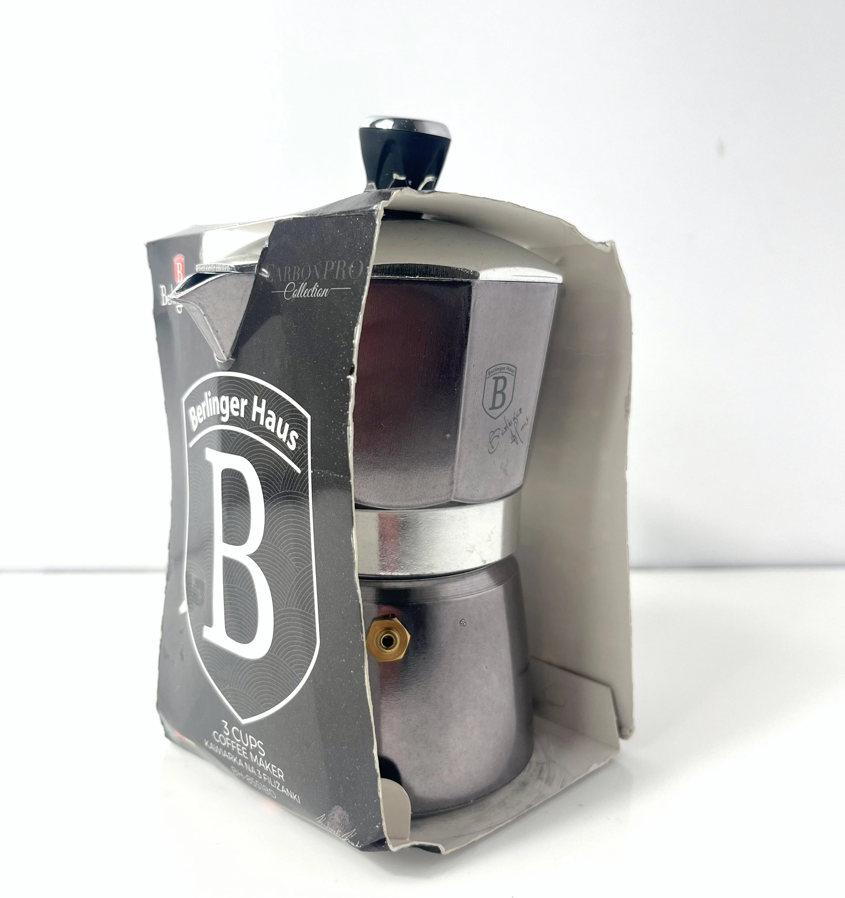 berlinger-haus-kawiarka-na-3-filizanki-zaparzacz-do-kawy-bh-8551bd-stan-powystawowy
