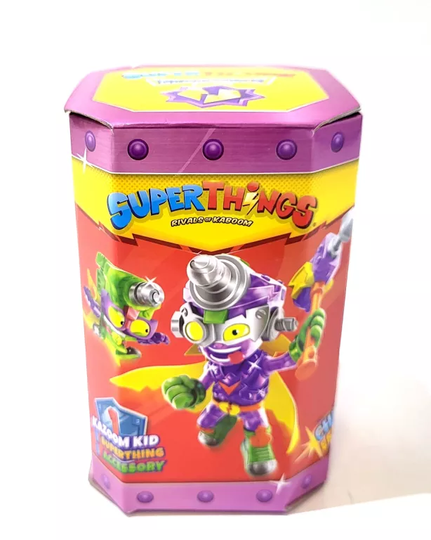 Lattina Superthings Rescue Force - Personaggio Terribile Tin, Giocattolo Per Bambini, Formato Lattina