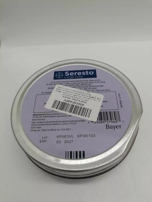 OBROŻA SERESTO DWUPAK DLA DUŻYCH PSÓW KOMPLET