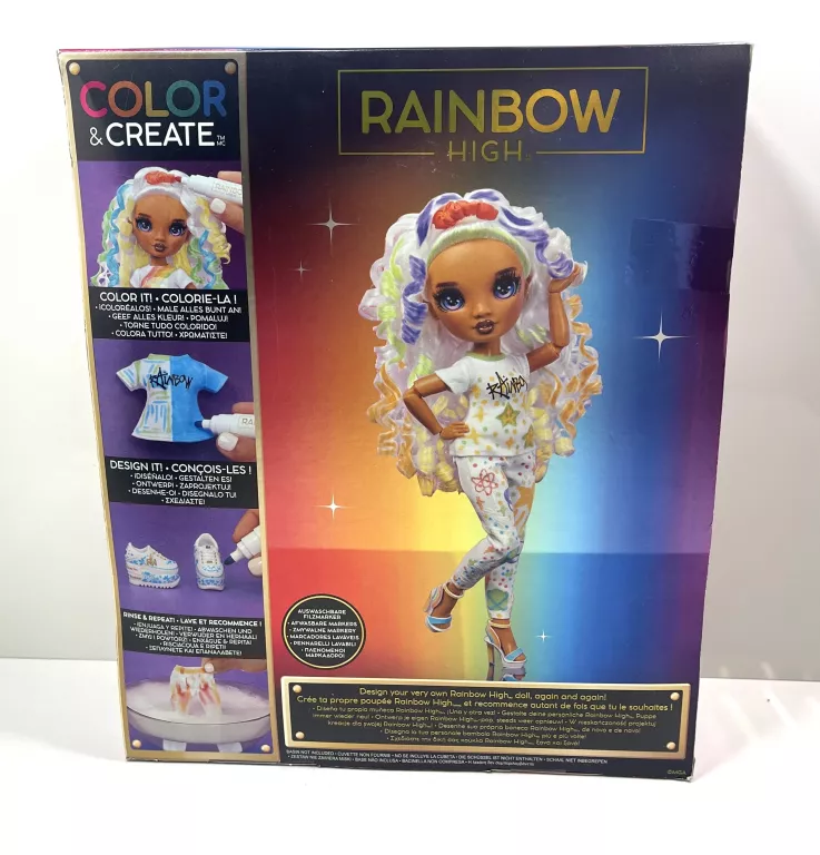 RAINBOW HIGH COLOR & CREATE LALKA DO MALOWANIA