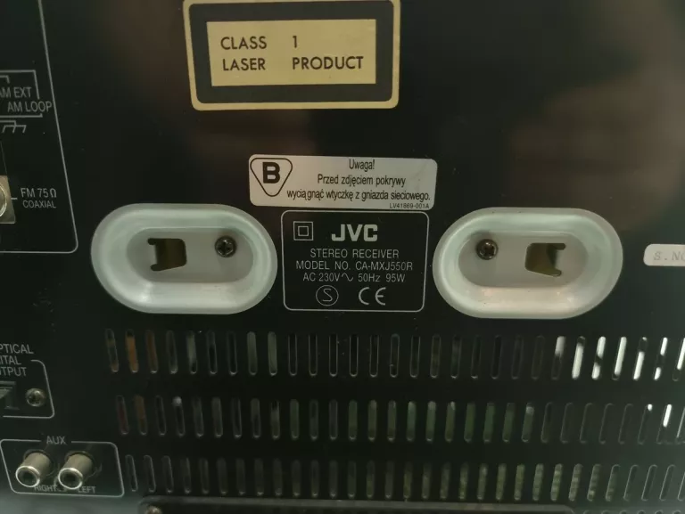 WIEŻA JVC MX-J550R + DWA GŁOŚNIKI