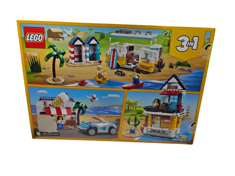 LEGO CREATOR 3W1 31138 KAMPER NA PLAŻY