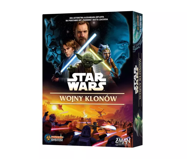 STAR WARS WOJNY KLONÓW PANDEMIC SYSTEM GRA PLANSZOWA REBEL