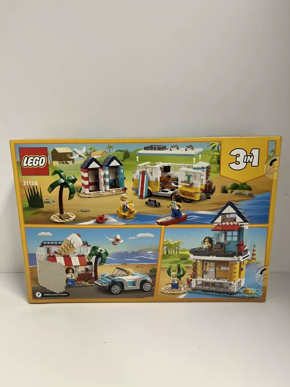 LEGO 31138 CREATOR 3 W 1 KAMPER NA PLAŻY