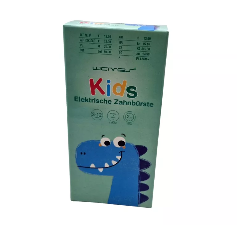 ELEKTRYCZNA SZCZOTECZKA DO ZĘBÓW DLA DZIECI WAVES