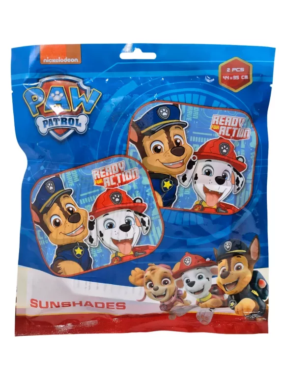 ZASŁONKI ZASŁONY NA SZYBĘ PRZECIWSŁONECZNE PAW PATROL READY FOR ACTION