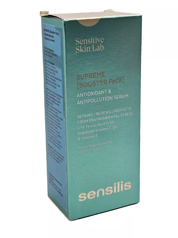 SENSILIS SKIN LAB SUPREME BOOSTER SERUM NAPRAWCZE I ANTYOKSYDACYJNE 30 ML