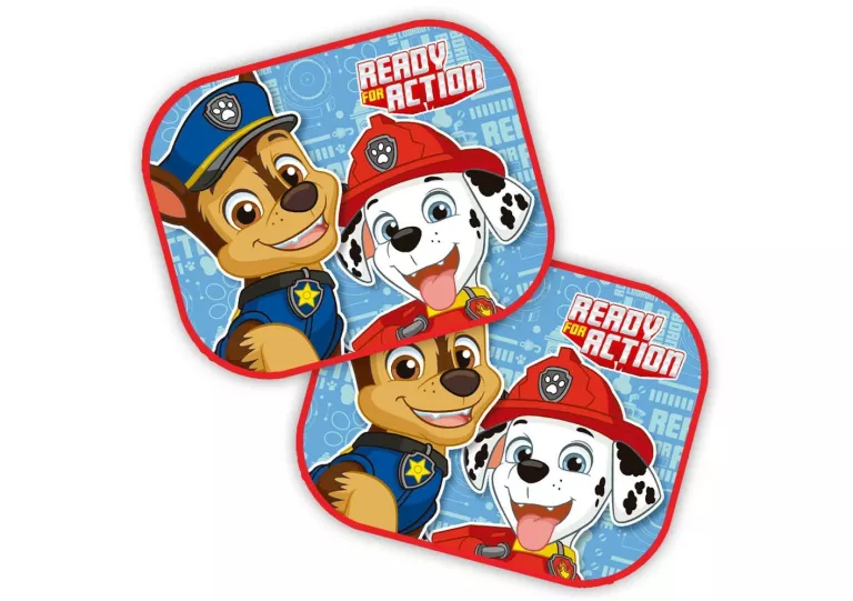 ZASŁONKI ZASŁONY NA SZYBĘ PRZECIWSŁONECZNE PAW PATROL READY FOR ACTION