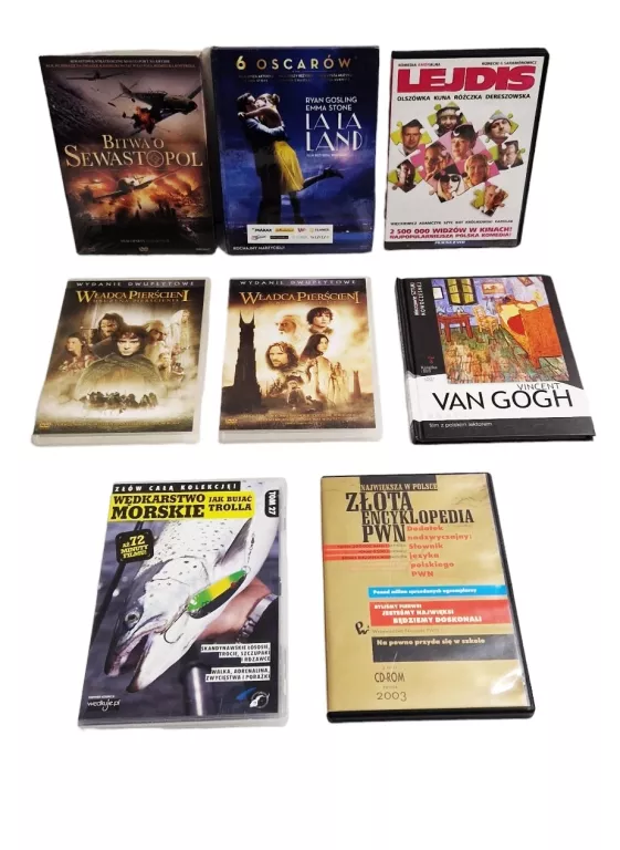 FILMY DVD 8 SZTUK