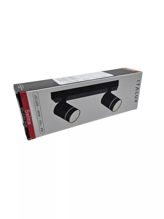 LAMPA SUFITOWA ITALUX SELMA SPOT CZARNY REGULOWANY SPL-31983-2B-BK